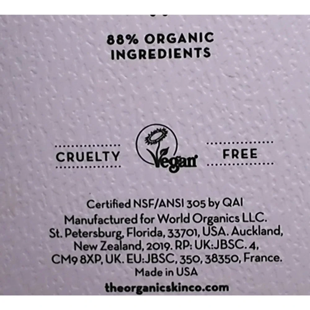 THE ORGANIC‎ SKIN CO New Zealand Marine & Vitamin C Vitamin Sea Serum 1oz New